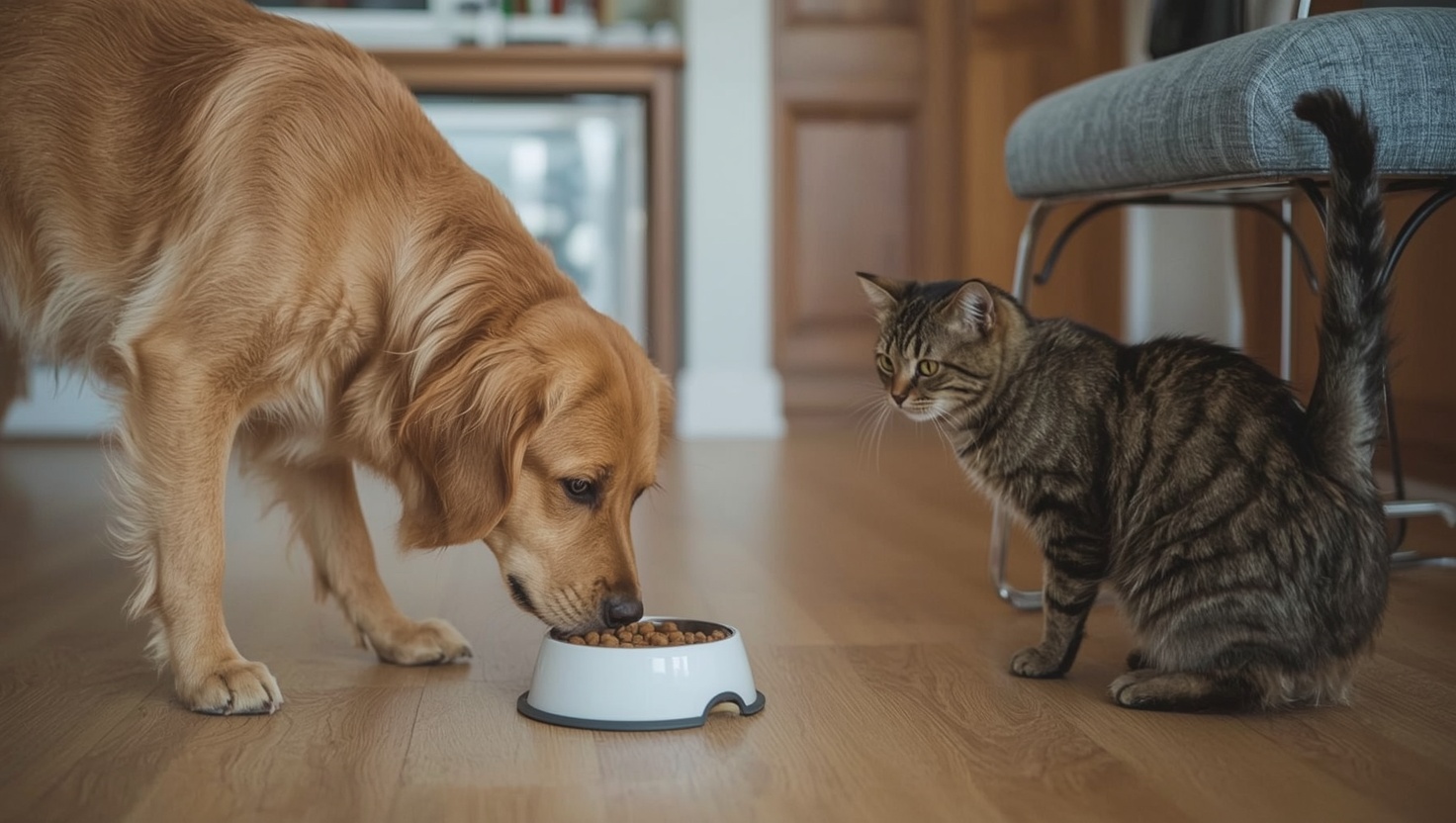 kann man hunden auch katzenfutter geben