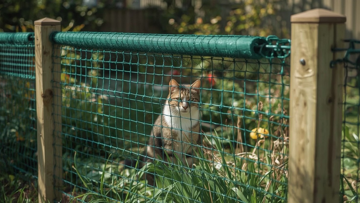 katzenzaun selber bauen