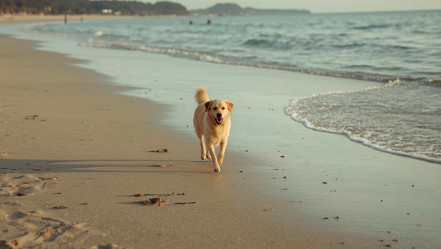 ferienhaus direkt am strand mit hund