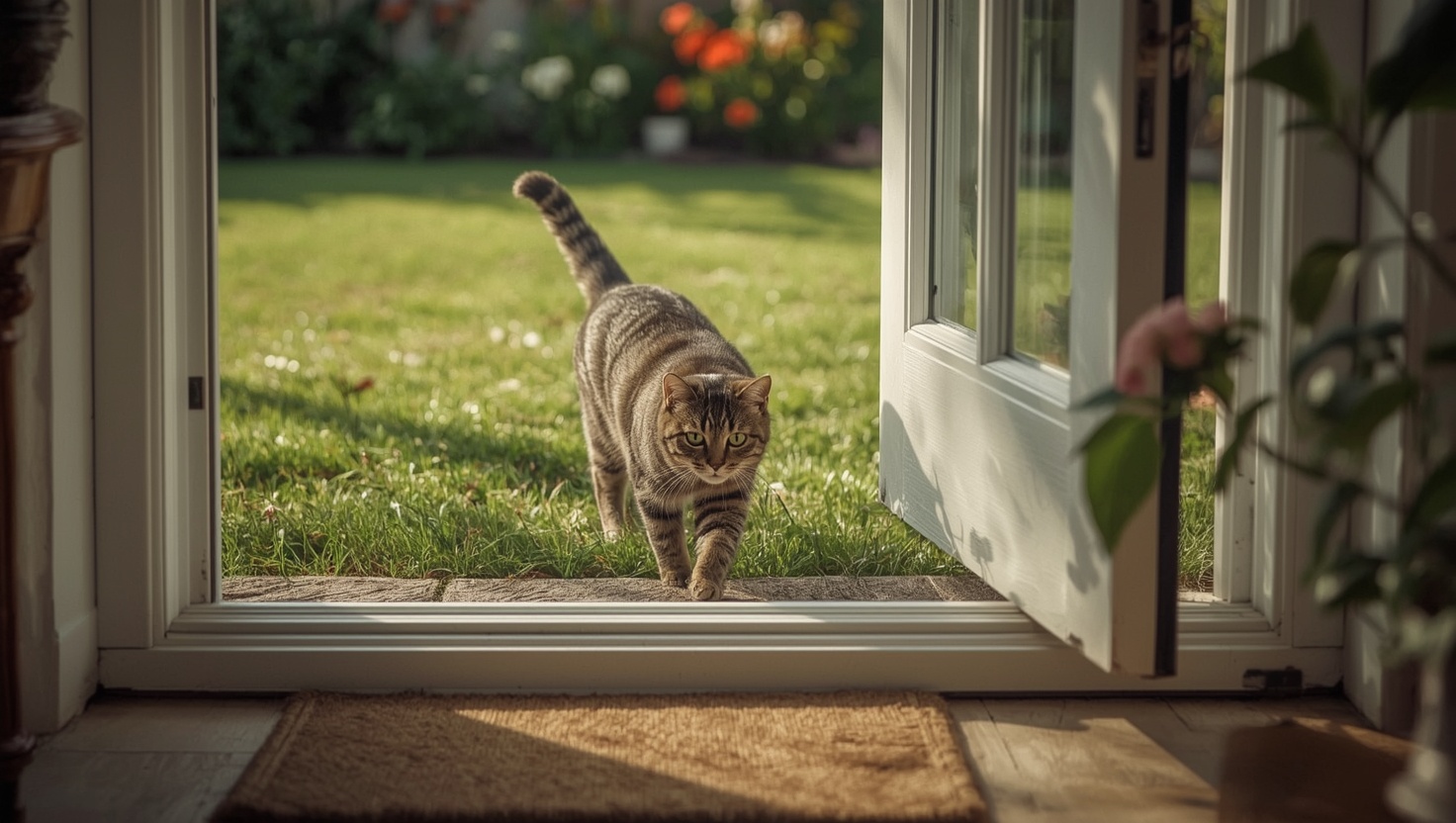 wie gewöhnt man katzen an freigang